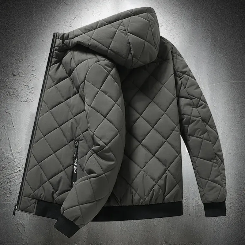 Zinvoss - Puffer Jacket Heren Gewatteerd met Capuchon, Warm, Winddicht & Casual Pasvorm