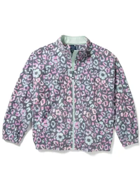 Zoe Chloe - Women's Boxy Fit Printed Fleece Jacket